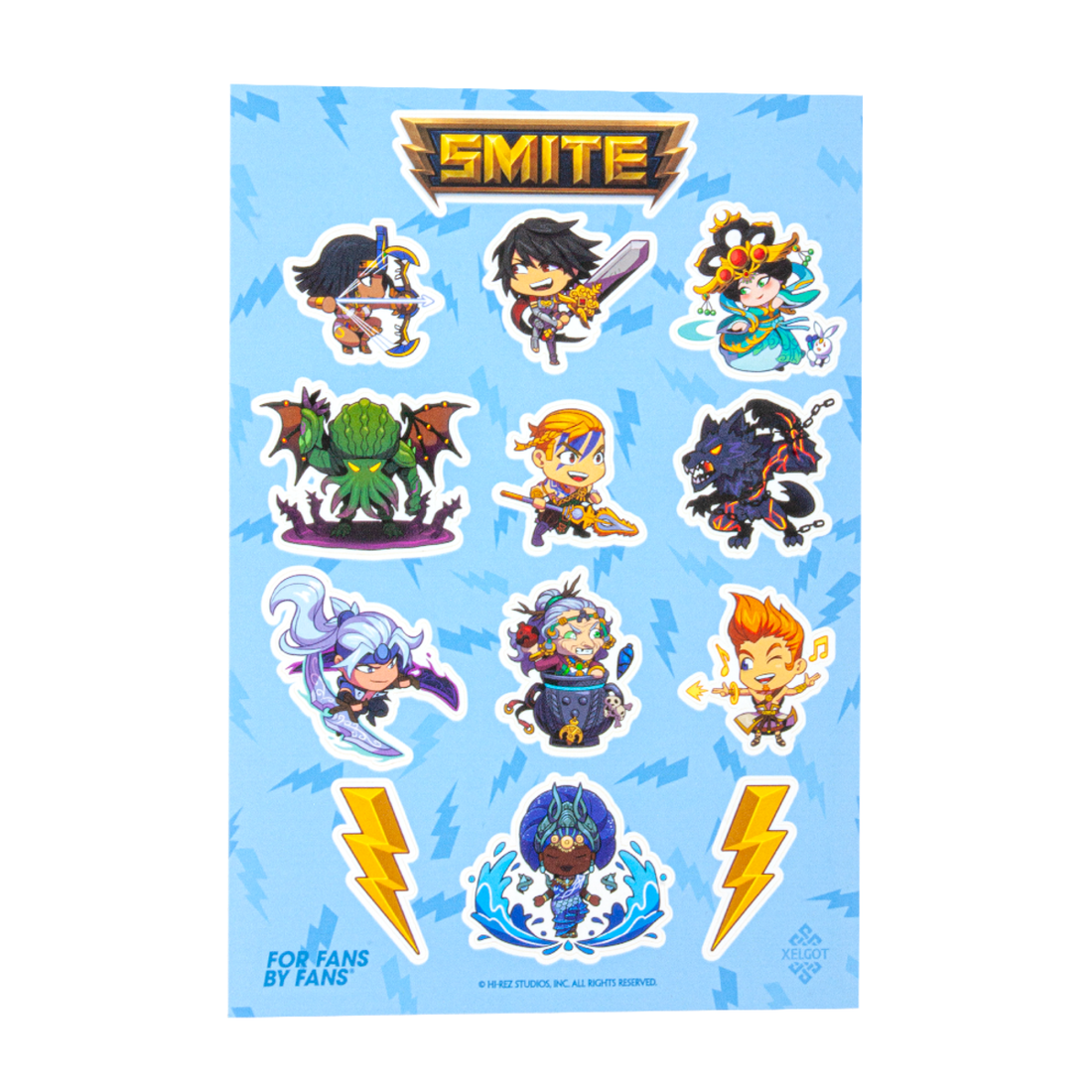 SMITE Sticker Sheet